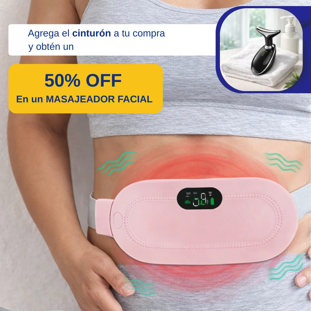 AlivioMenstrual - Cinturón Térmico Portátil Para Cólicos