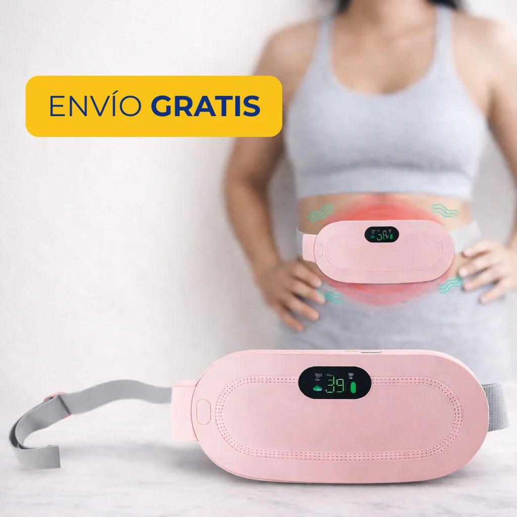 AlivioMenstrual - Cinturón Térmico Portátil Para Cólicos